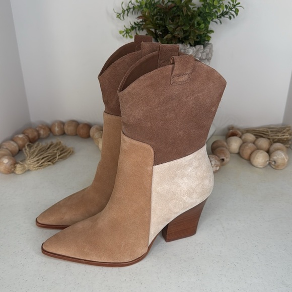 Dolce Vita Women's Ragen Boots in Multi Suede Brown Sz 7 NWOB - Picture 4 of 12